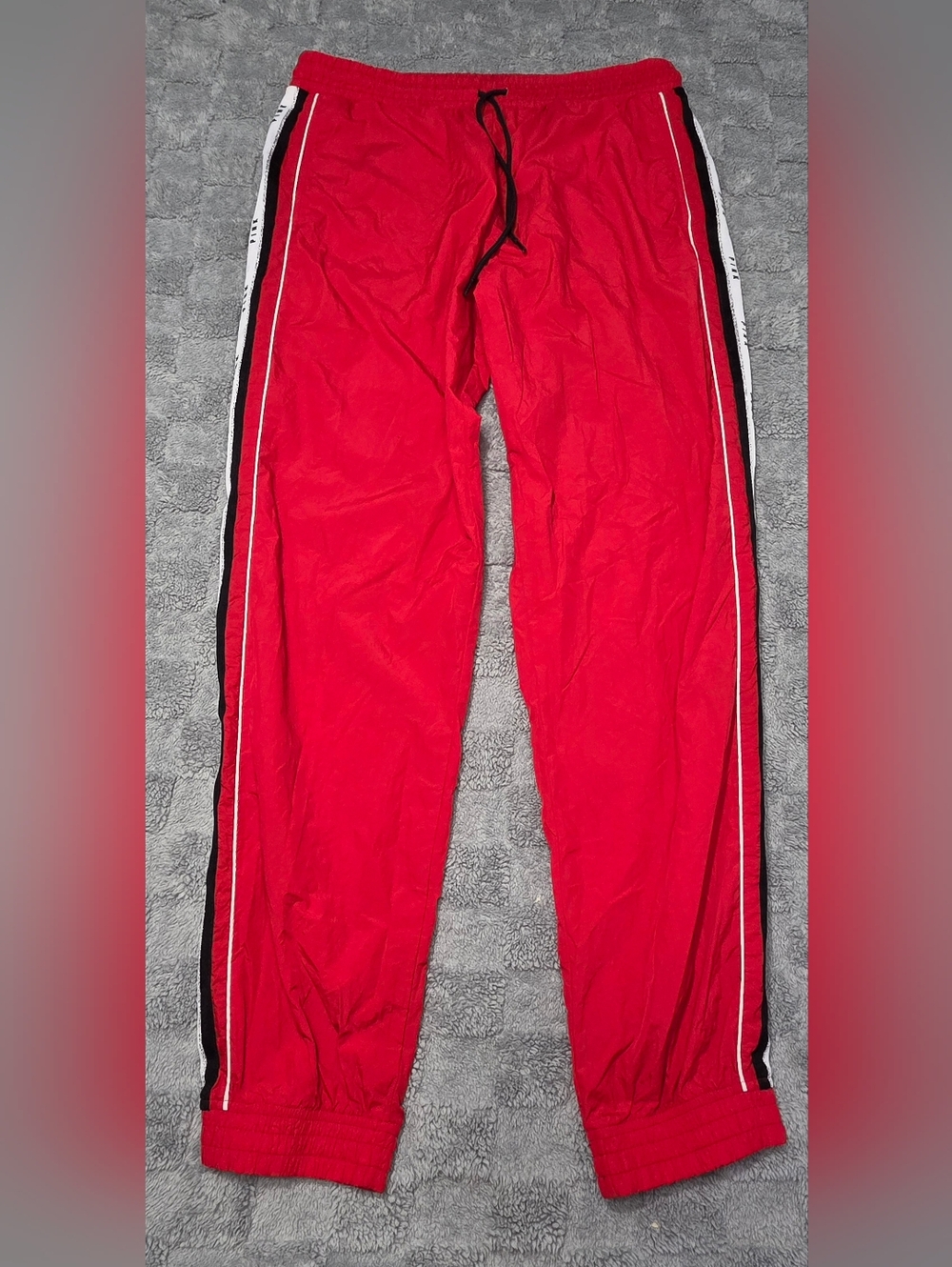 PINK Women Activewear Pants Large Red Jogger Windbreaker Victoria's Secret - Picture 7 of 11